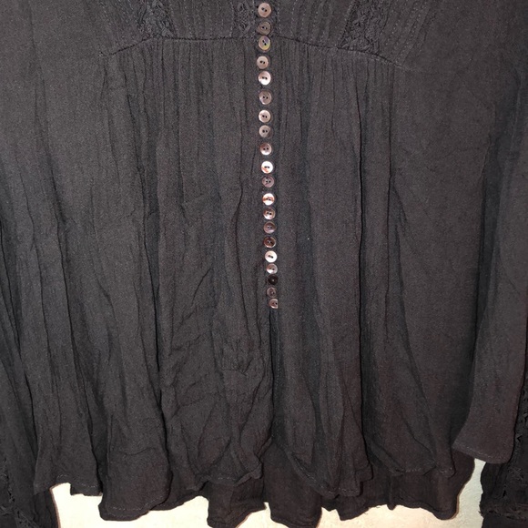 Free People Women’s Boho Blouse Shirt Top M - Picture 3 of 8